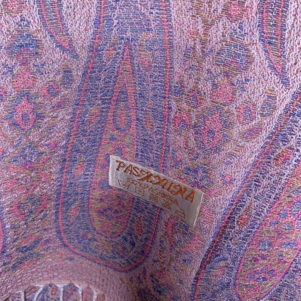 Beautiful yellow Multicolor Pashmina - Picture 3 of 6